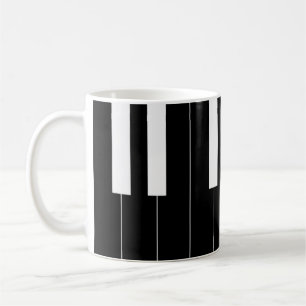 Caneca De Café Chaves de Piano Invertidas