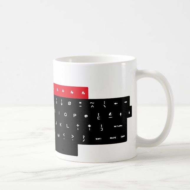 Caneca De Café Chaves de teclado da BBC micro (Direita)