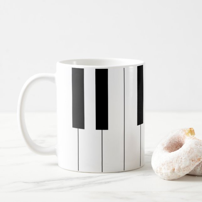 Caneca De Café Chaves do Piano (Com Donut)