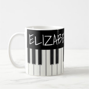 Caneca De Café Chaves feitas sob encomenda do piano