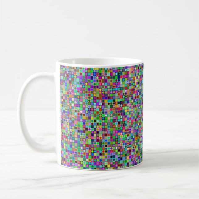 Caneca De Café Checkerboard 11oz Mug (Esquerda)