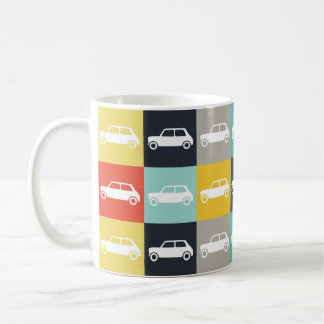 Caneca De Café Checkerboard Mini Cooper Moderno