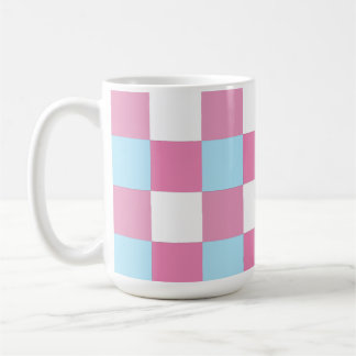 Caneca De Café Checkerboard Pattern