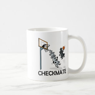 Caneca De Café Checkmat Do Chess Player Chessboxe E Do Sketll Lov