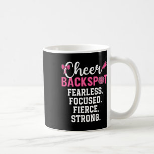 Caneca De Café Cheer Ckspot Destemida Focada Feroz Cheerleading 