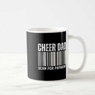 Caneca De Café Cheer Dad Scan For Payment Cheerleading 