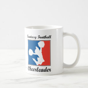 Caneca De Café Cheerleader de futebol fantasia