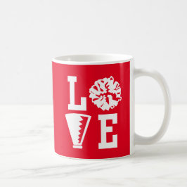 Caneca De Café Cheerleader, líder de torcida do Red Love