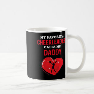 Caneca De Café Cheerleader Me Chama de Papai Cheer Pais Cheerlead