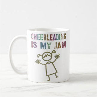 Caneca De Café Cheerleading Is My Jam Cheerleading Team