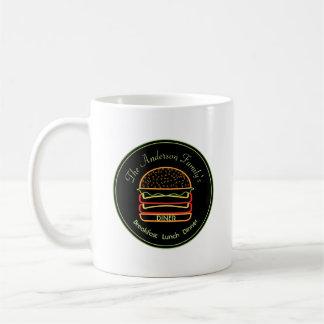 Caneca de Café Cheeseburger do Restaurante da Famí
