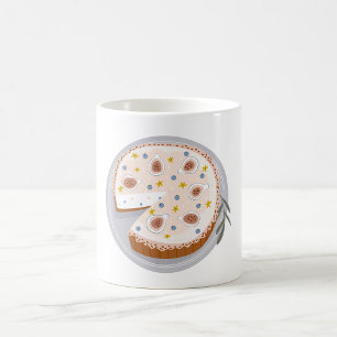 Caneca De Café Cheesecake redondo