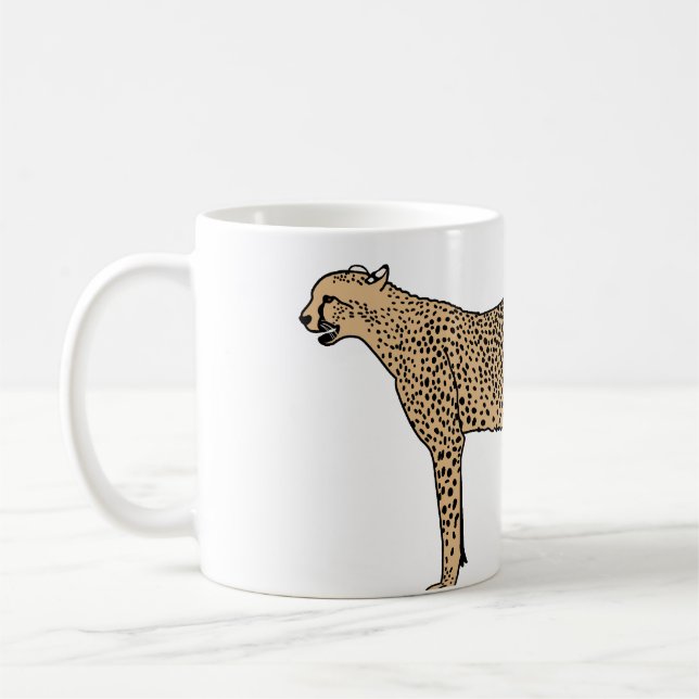 Caneca De Café Cheetah (Esquerda)