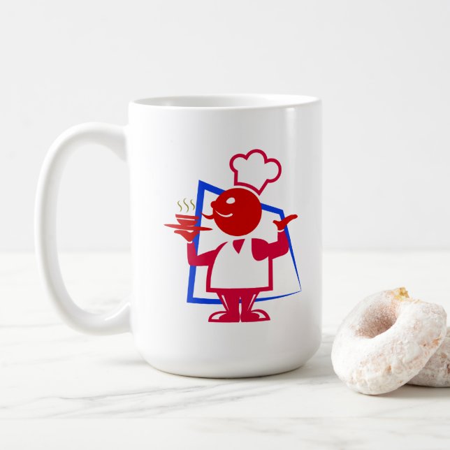 Caneca De Café Chef (Com Donut)