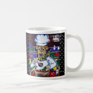 Caneca De Café Chef Airedale