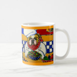 Caneca De Café Chef Bulldog