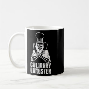 Caneca De Café Chef Cozinhar de Gangster Culinário