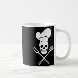 Caneca De Café Chef Hat Cook Skull Kitchen Barbecue - Ferramentas