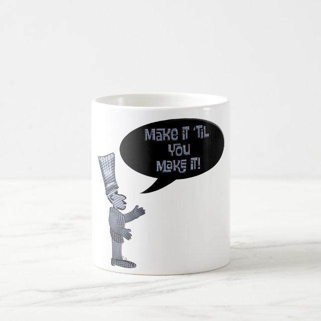 Caneca De Café Chef make it 'til you make it.  (Centro)