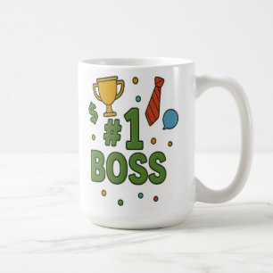 Caneca De Café Chefe #1 - Apreciação Divertida e Negrito