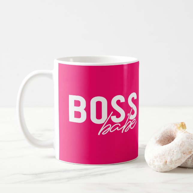 Caneca De Café Chefe Babe (Com Donut)