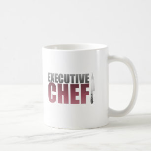 Caneca De Café Chefe de cozinha vermelho