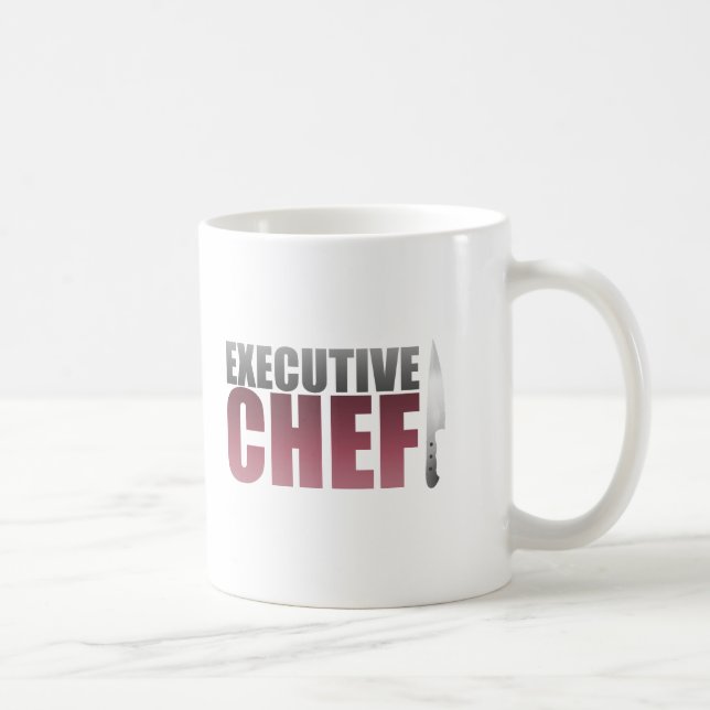 Caneca De Café Chefe de cozinha vermelho (Direita)