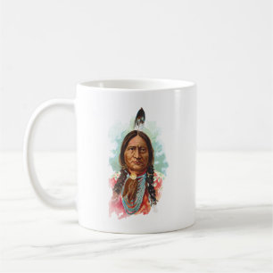 Caneca De Café Chefe de Hunkpapa Sioux: Assento Bull