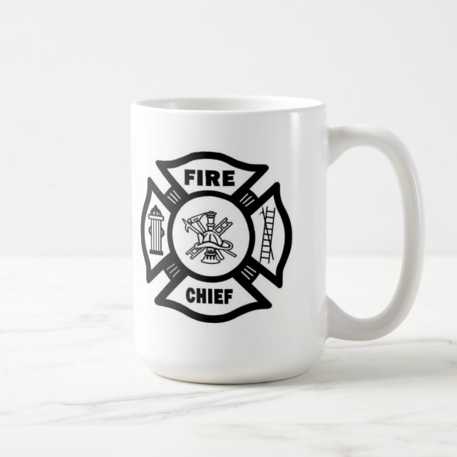 Caneca De Café Chefe de Incêndio   (Direita)
