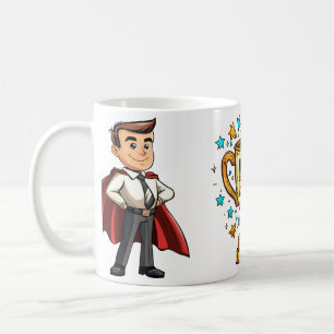 Caneca De Café Chefe Dia do Empregado Apreciação Grande Chefe Rui