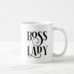 Caneca De Café Chefe Lady Funny Gift Office Funcionário<br><div class="desc">Este design foi criado através da arte digital. Pode ser personalizado na área fornecer ou personalizar escolhendo o clique para personalizar mais opções e alterando o nome, as iniciais ou as palavras. Você também pode alterar a cor e o estilo do texto ou excluir o texto de um design de...</div>