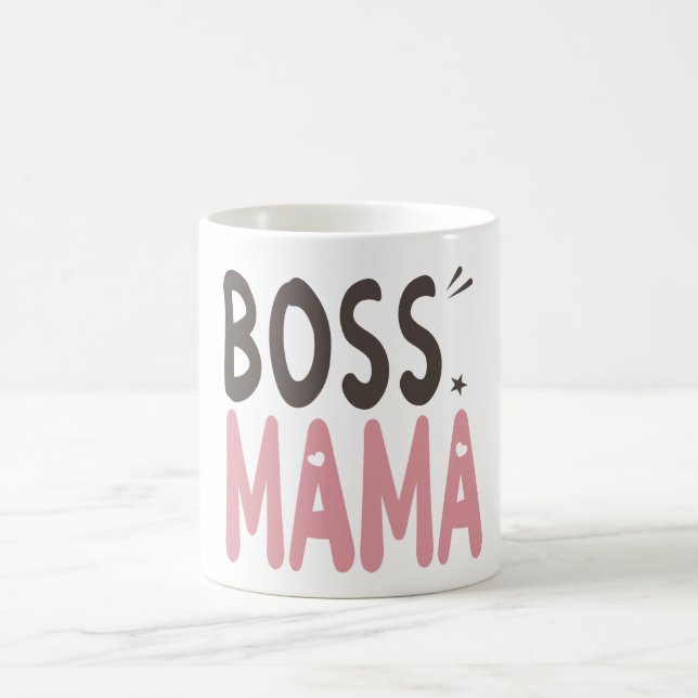 Caneca De Café Chefe Mama - Ideia do presente para a mãe (Centro)