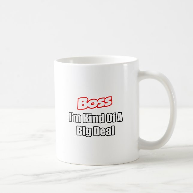 Caneca De Café Chefe... meio que um grande negócio (Direita)
