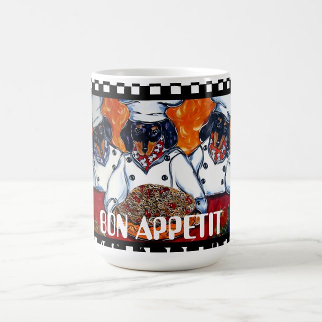 Caneca De Café Chefes Dachshund (Centro)