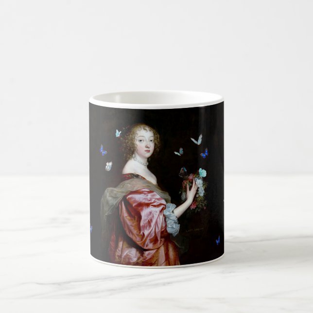 Caneca De Café Chegada Inesperada de Mais Borboletas (Centro)