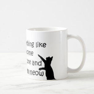 Caneca De Café Chegando em Casa para um Gato
