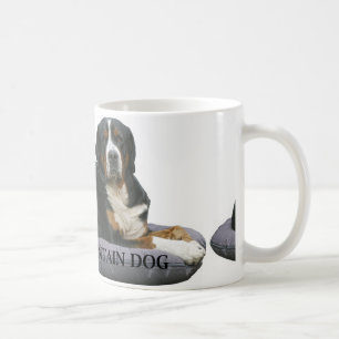 Caneca De Café cheio de ferrugem de cão da montanha bernesa que j