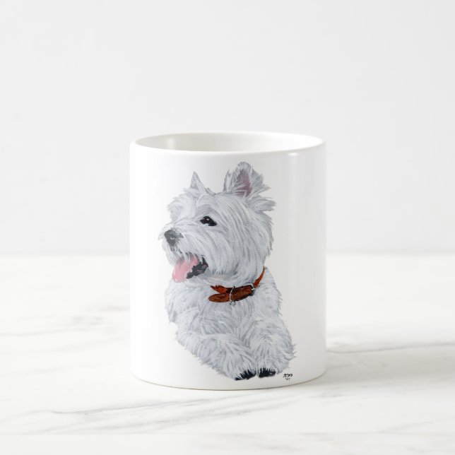 Caneca De Café Cheio West Highland White Terrier (Centro)