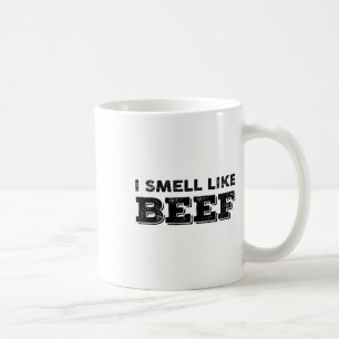 Caneca De Café Cheiro Como Carne De Bife Engraçada Fumando Por