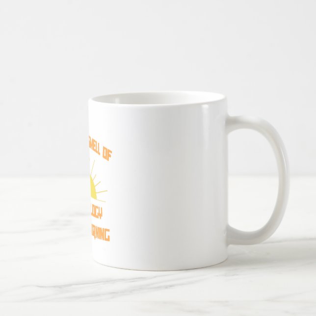 Caneca De Café Cheiro de Nefrologia pela Manhã (Direita)