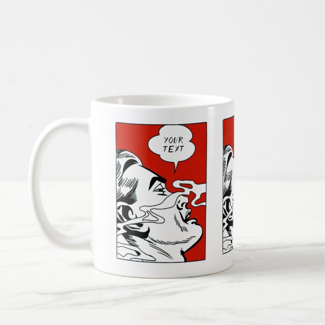 Caneca De Café CHEIRO (Personalize seu café da manhã) (Esquerda)