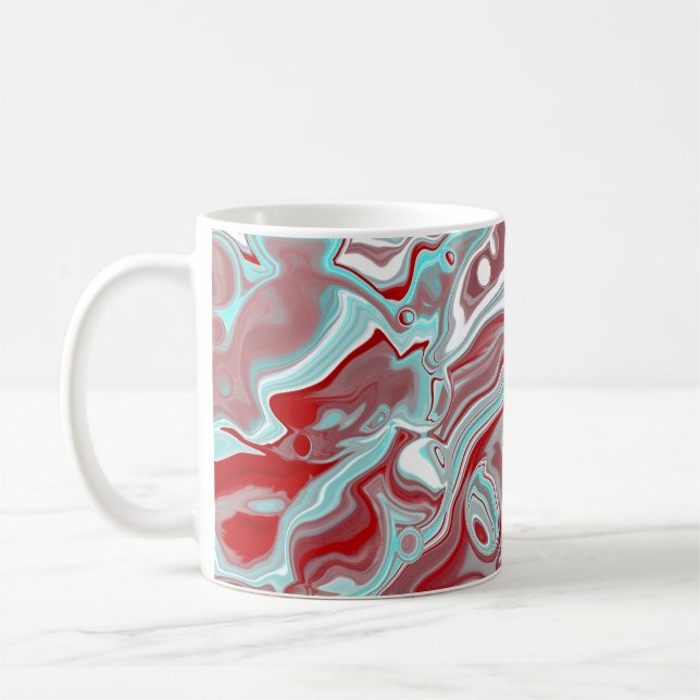 Caneca De Café Cheiros, Borgonha, Mármores de Mármore Vermelho e  (Esquerda)