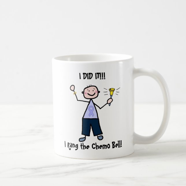 Caneca De Café Chemo Bell - general Cancer Homem (Direita)