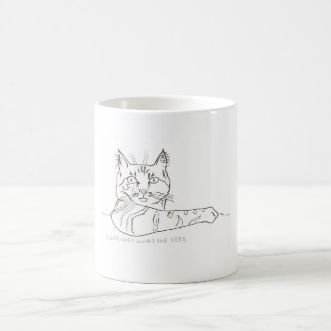 Caneca De Café Chera gosta do que vê (Centro)
