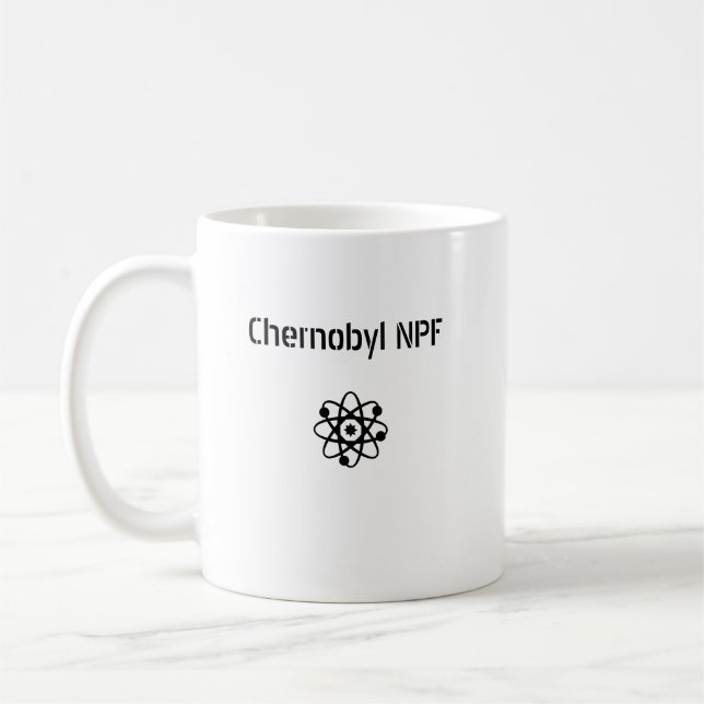Caneca De Café Chernobyl - empregado do mês (Esquerda)
