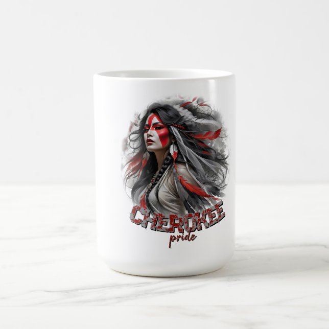Caneca De Café Cherokee Pride (Centro)