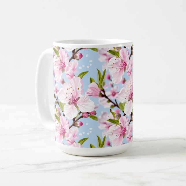 Caneca De Café    Cherry Blossom (Frente Esquerda)