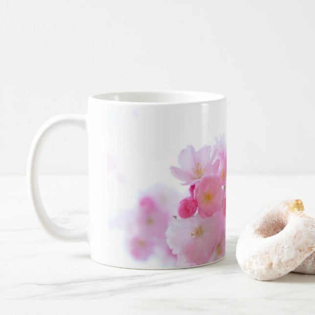 Caneca De Café Cherry Blossom Mug (Com Donut)