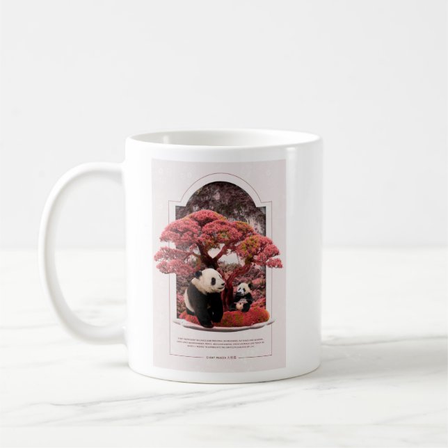 Caneca De Café Cherry Blossom Panda (Esquerda)