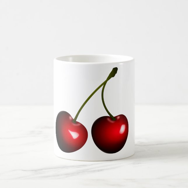 Caneca De Café Cherry Café Mug Suas Cores (Centro)